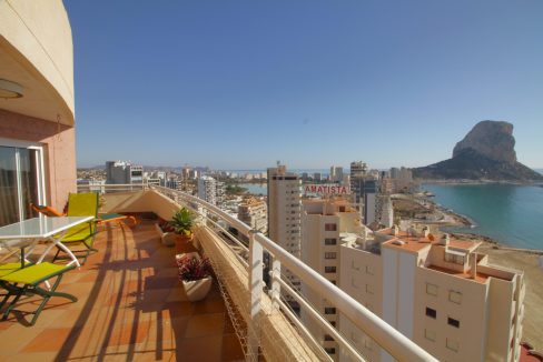 COMPRAR ÁTICO CALPE VISTAS AL MAR TERRAZA)
