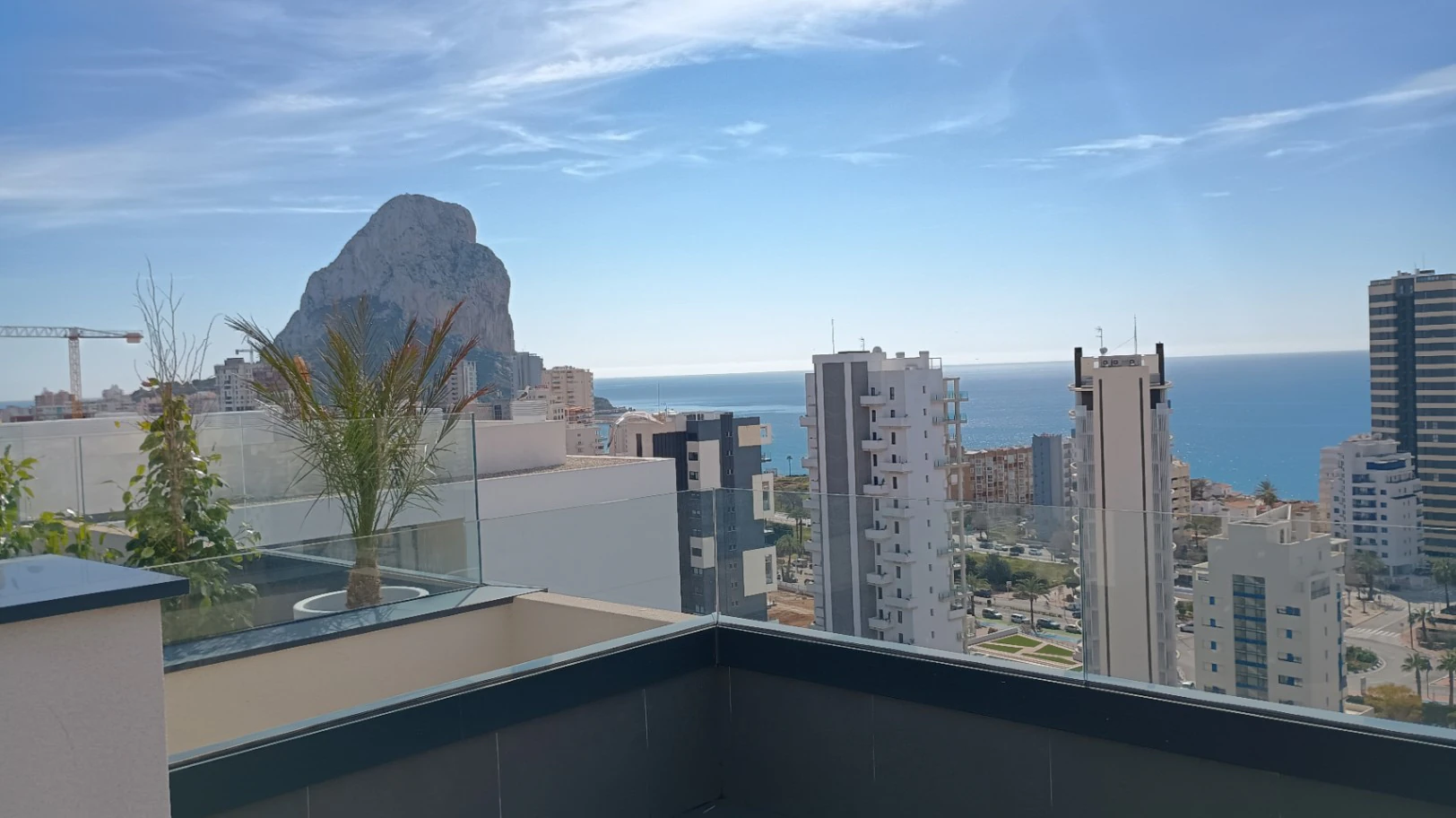 Ático con vistas al mar en Calpe